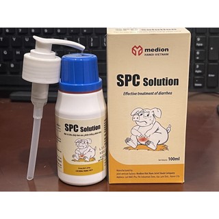 Xịt bơm tiêu chảy nặng SPC Solution Heo phân trắng, phân xanh, phần vàng.