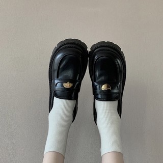 (SẴN - LÙI 1 SIZE) GIÀY LOAFER O50 ĐẾ CAO 6CM DÁNG CHUNKY
