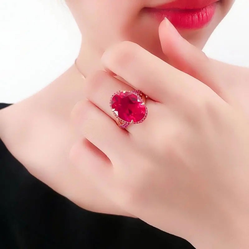 ♥Nhẫn Mạ VàNg HồNg 14K 585 KiểU DáNg Cổ ĐiểN