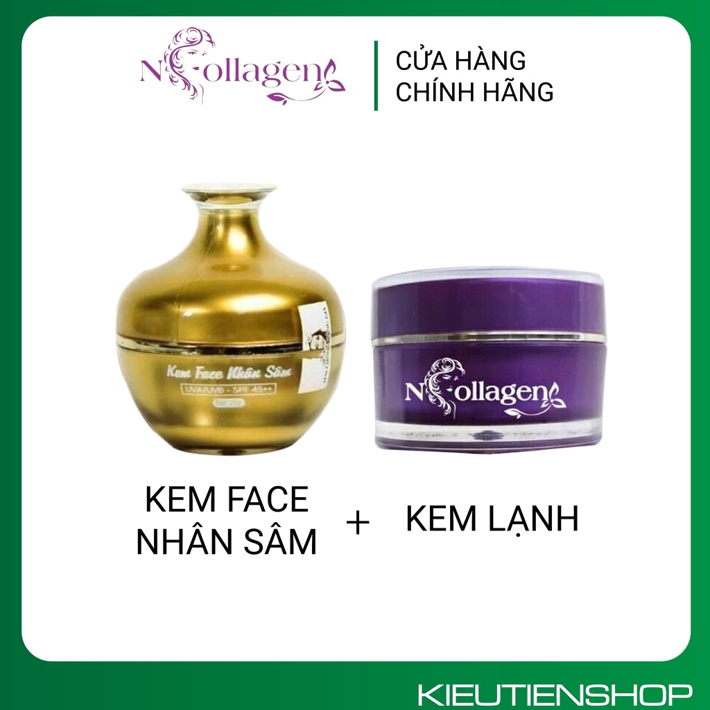 (CHÍNH HÃNG) COMBO FACE NHÂN SÂM Dưỡng da ngày đêm(mua combo tặng tuýp chống nắng lớn)