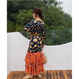 Order - Đầm Boho dáng dài xòe ( Ảnh thật ở cuối )