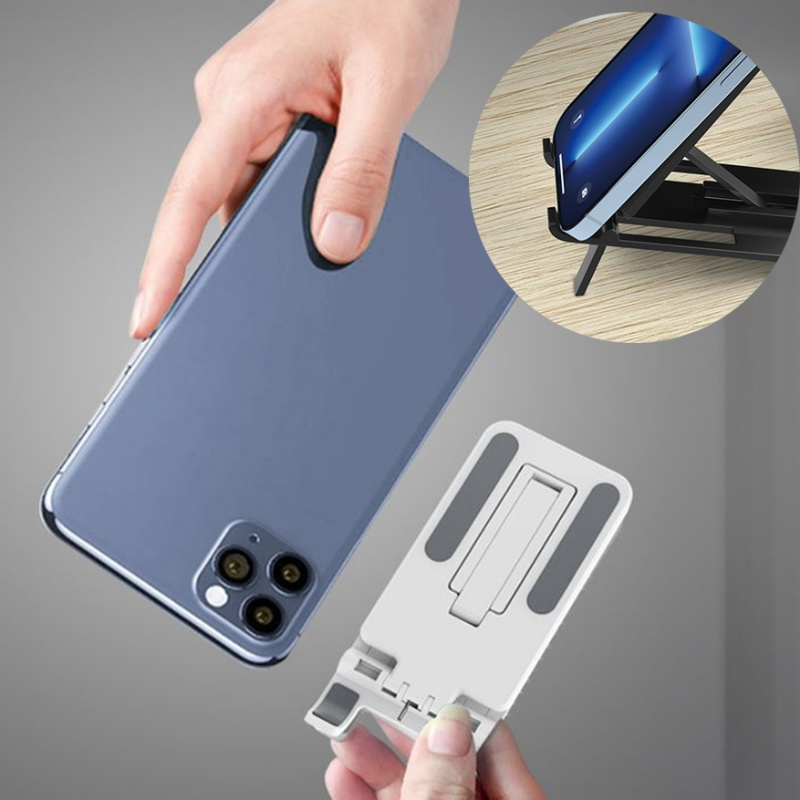 Giá Đỡ Điện Thoại / Máy Tính Bảng Bằng Nhựa Có Thể Gấp Gọn Tiện Dụng