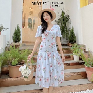 Đầm xòe đuôi cá tay ngắn - NHATVY D1954