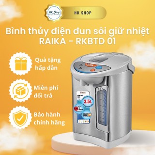 Bình thủy điện đun sôi giữ nhiệt RAIKA - RKBTD 01, 5 chế độ điều chỉnh nhiệt độ, tính năng khử clo an toàn