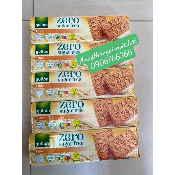 Bánh Ăn Kiêng Gullon Không Đường Đủ Loại Tây Ban Nha