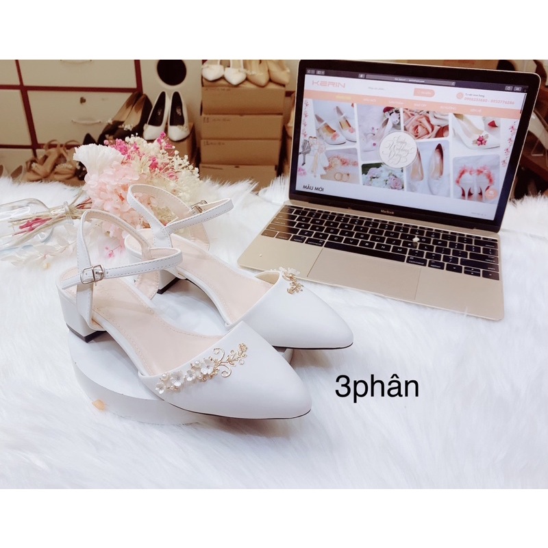 Giày 3 phân kết hoa