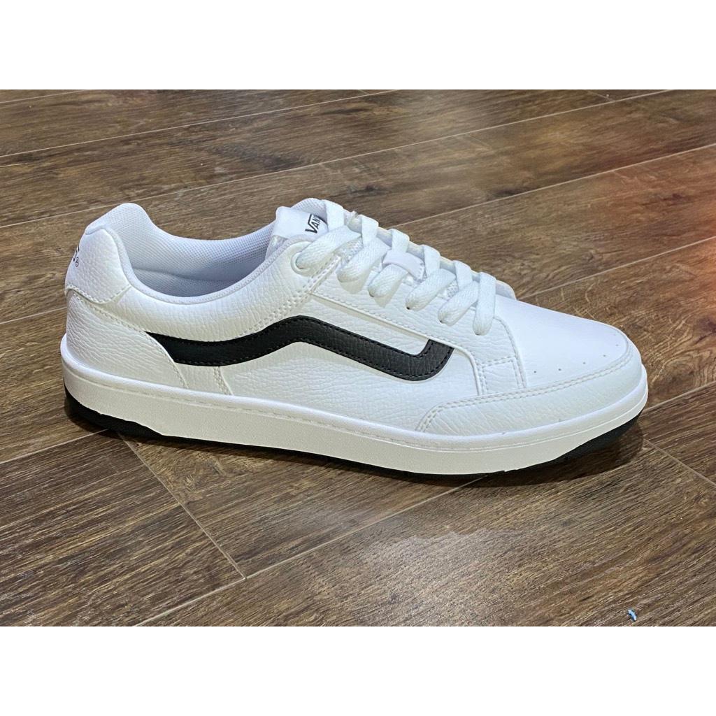 Giày VANS NAM V2960 TRẮNG, giày thể thao nam màu trắng cổ thấp, cửa hàng giày Tacos