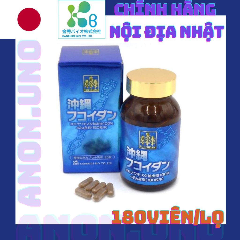 Viên uống Okinawa Fucoidan phòng và hỗ trợ điều trị ung thư 180 viên.