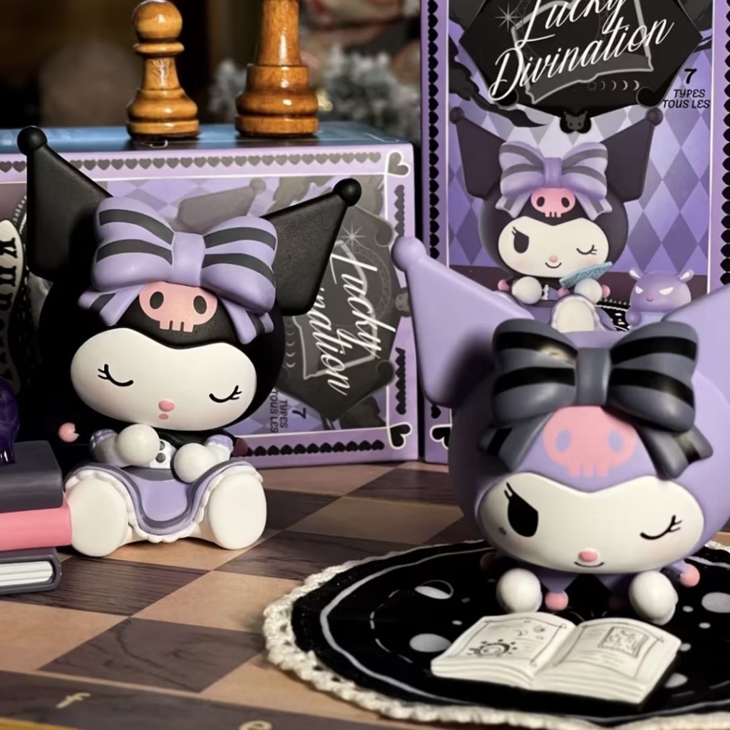 Mô Hình Kuromi Sanrio Lucky Divination Series Kuromi Dùng Trang Trí