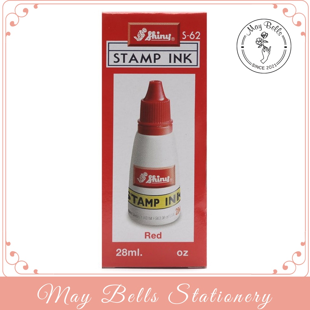 Mực Dấu Shiny S62 28ml, Mực Đóng Dấu Tên Shiny Chính Hãng