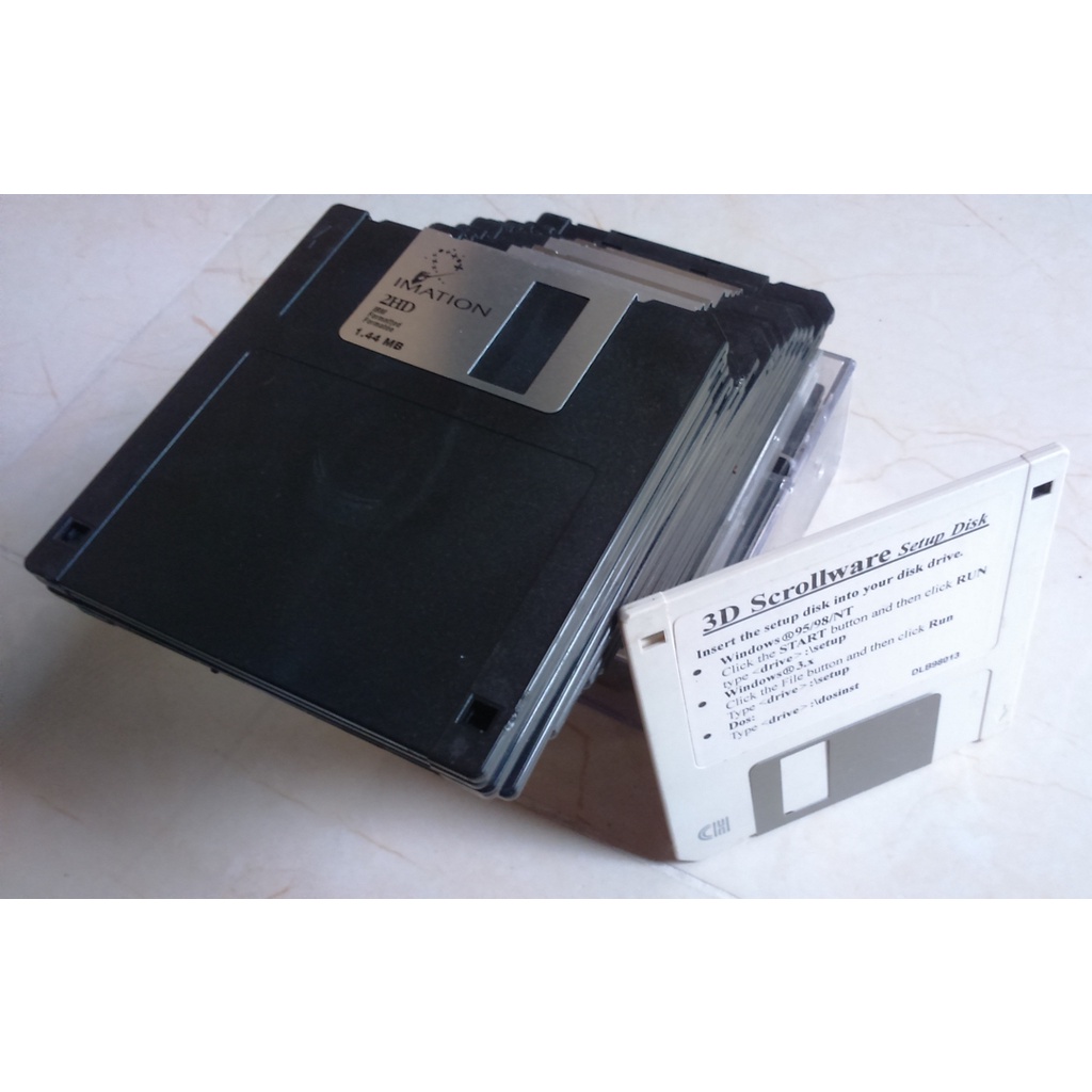 Đĩa Mềm Floppy Disk FDD 1.44MB 3.5" Maxell , Imation...