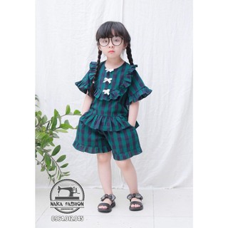[Có sẵn] [Ảnh thật] Bộ Đồ Bèo Nơ Ngực - MSP 2207