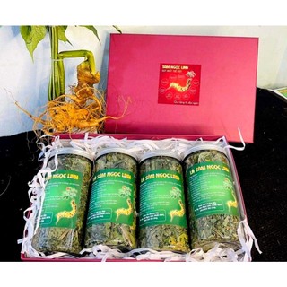 100gr Trà lá sâm dây Ngọc linh sấy khô chuẩn nguồn Kon Tum