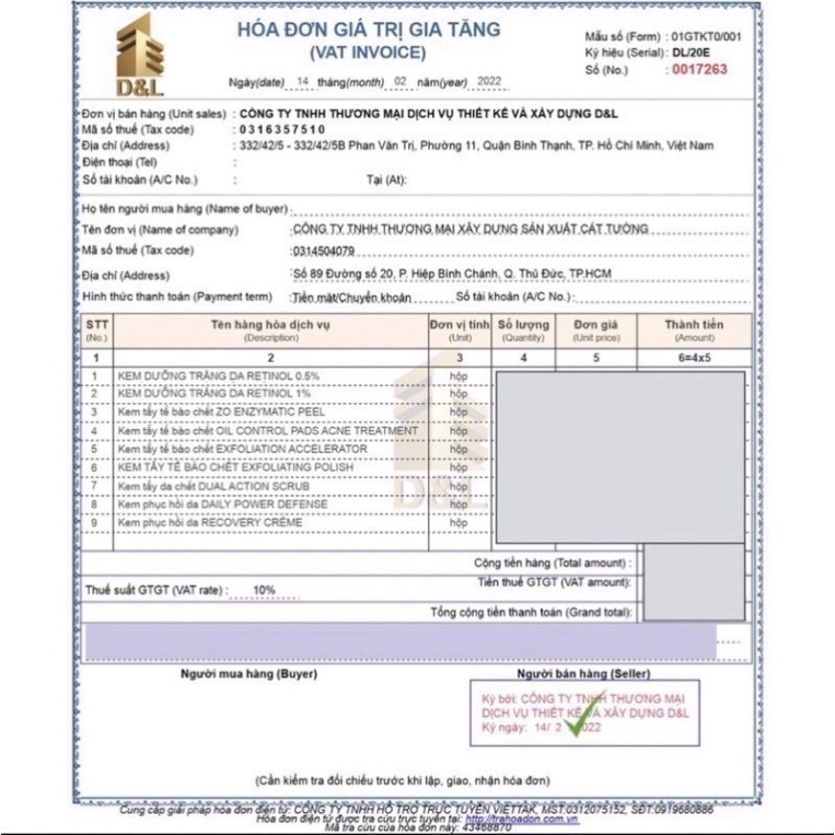 Kem dưỡng trắng da Retinol Z.O SKIN minisize 5ml/10ml