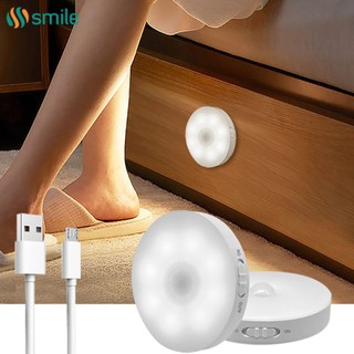 Đèn led cảm biến chuyển động đèn tiết kiệm năng lượng sạc usb đèn tủ bếp phòng ngủ đèn tủ quần áo không dây đèn cảm ứng thân tủ quần áo cầu thang tủ quần áo