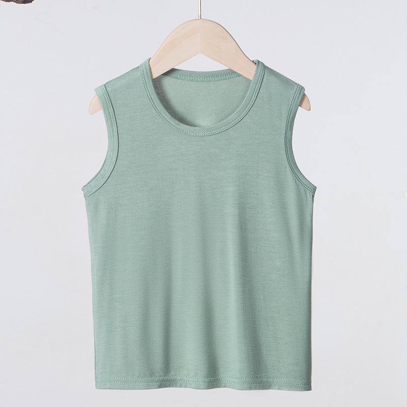 Áo Sweater Sát Nách Cổ Tròn Dáng Rộng 90-160cm Thời Trang Mùa Hè Cho Bé