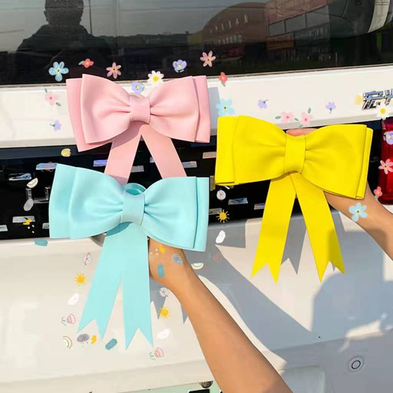 Wuling Confero Mini Interior Decoration Modification Chinese Style Macaron Body Bow Bumper Stickers Car Decoration Accessories nug7