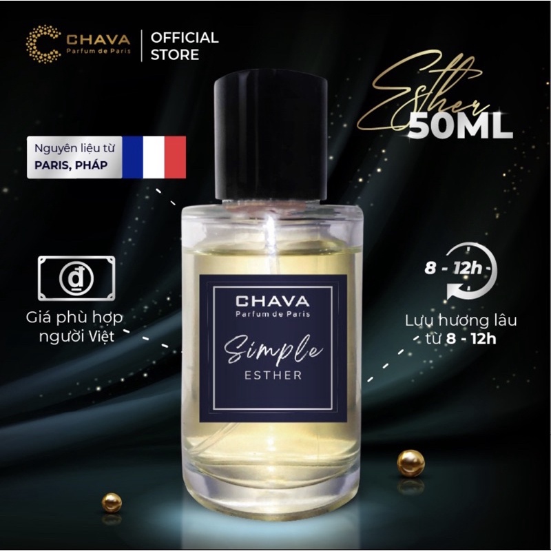 Nước hoa Pháp Chava Esther 50ml dành cho nữ