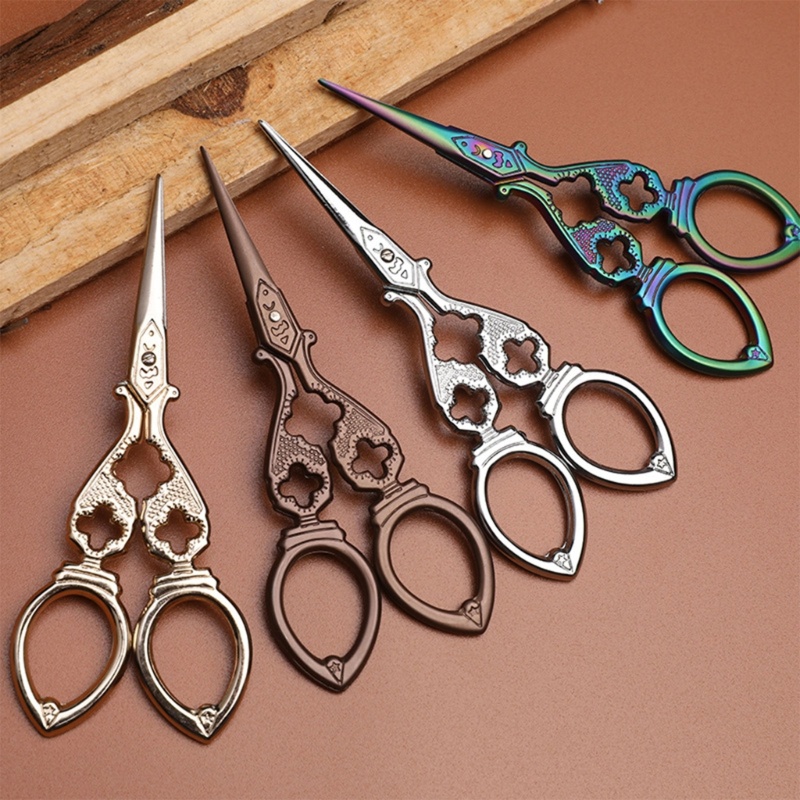 Kéo Cắt Vải Thêu Thủ Công Bằng Inox Kiểu Vintage