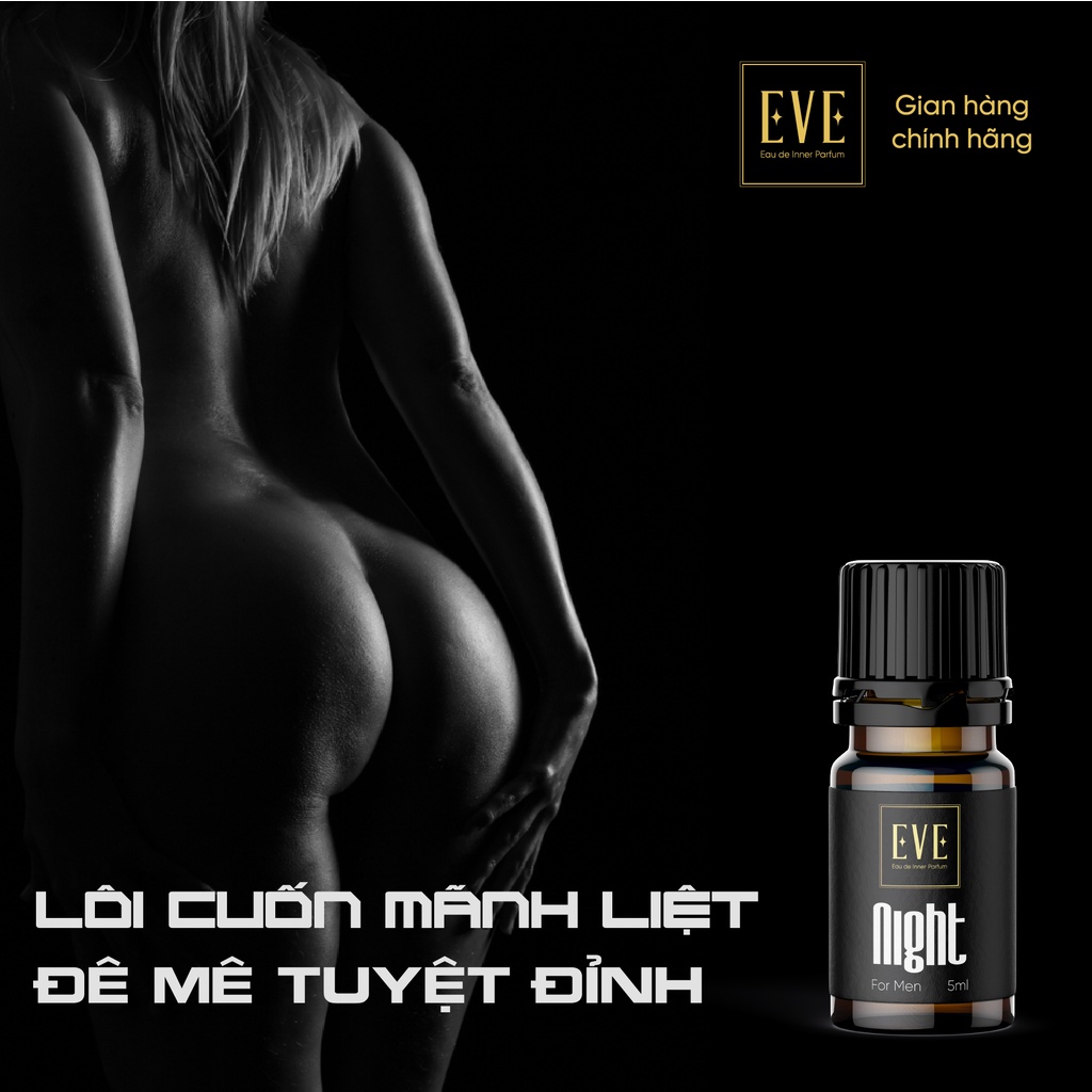 Nước Hoa Vùng Kín Nam NIGHT 5ml Thơm Lâu Kích Thích Quyến Rũ Nam Tính Nước Hoa Vùng Kín Chính Hãng Che Tên Cho Nam Giới
