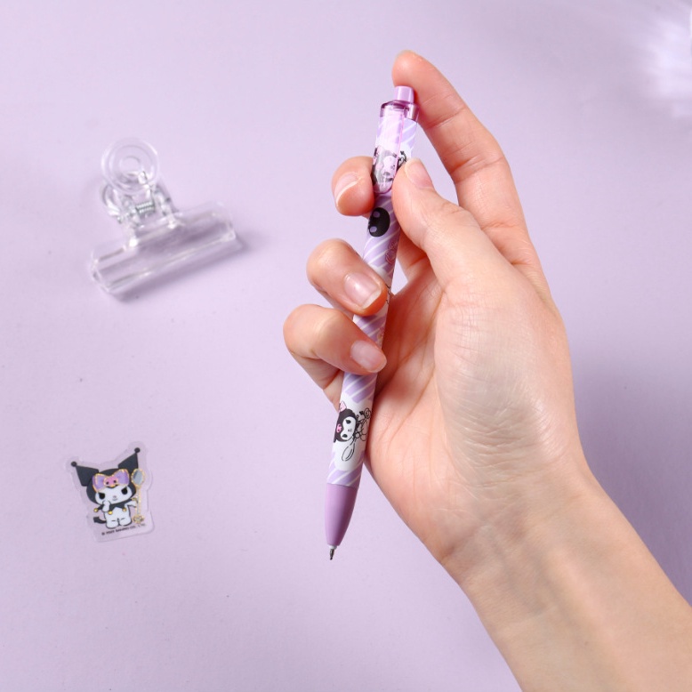 0.5mm chính hãng Sanrio bấm bút Kuromi Cinnamoroll Unisex hoạt hình Unisex bút