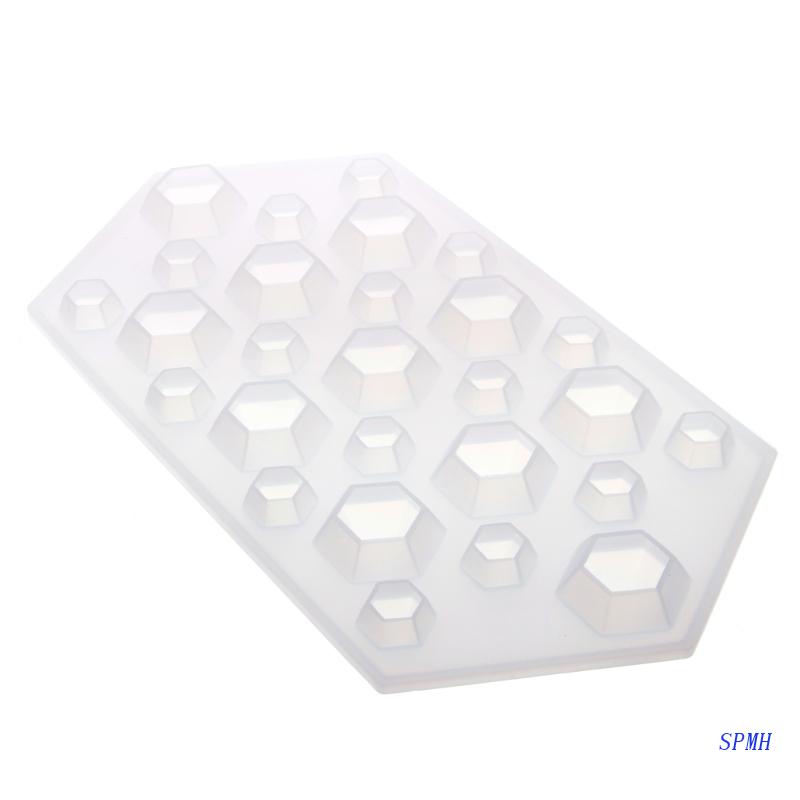 Khuôn Silicone Làm Đá Viên Hình Viên Kim Cương DIY Dành Cho Trẻ Em