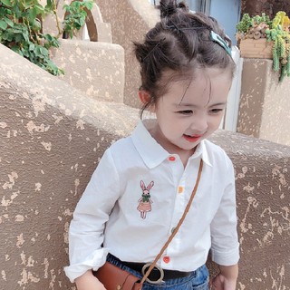 Áo sơ mi bé gái