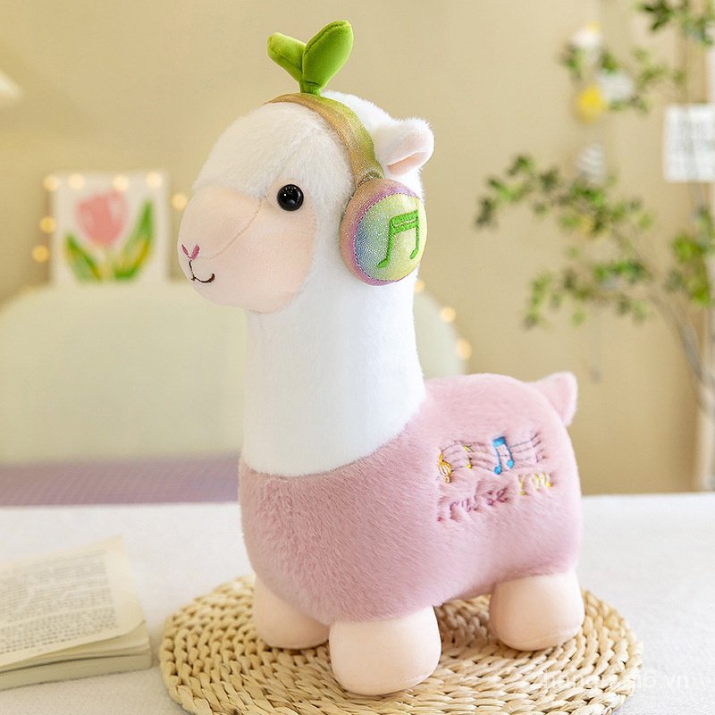 Thú Nhồi Bông Hình Lạc Đà Alpaca Phong Cách Mới