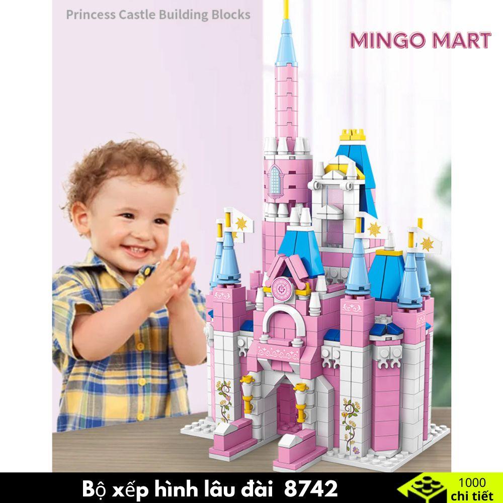 [1000+ chi tiết] Đồ chơi bộ xếp hình sắc màu Tàu Vũ Trụ  , cảnh sát , cứu thương , lâu đai cho bé sáng tạo