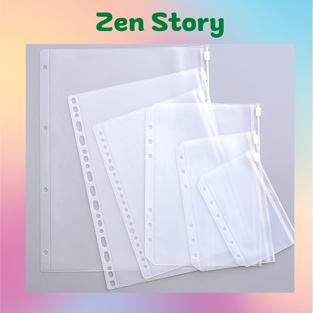 MUA LẺ GIÁ SỈ: Túi Zip sổ còng A5