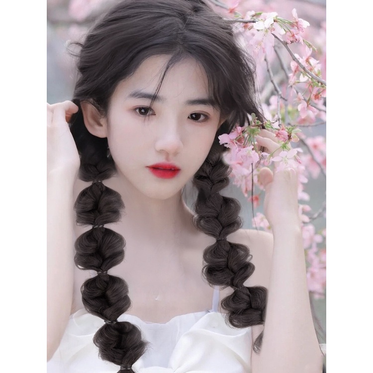 Tóc Giả Thắt Bím Đuôi Ngựa