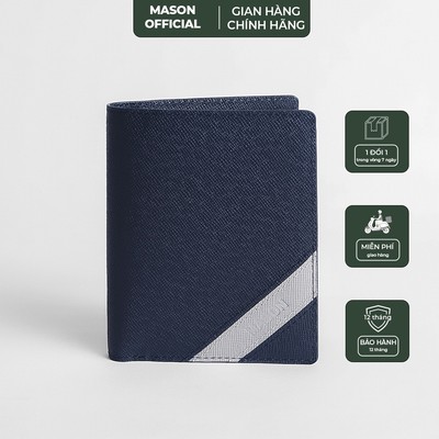 Ví nam dáng đứng cao cấp Liam da Taiga nhập khẩu thương hiệu MASON - M77