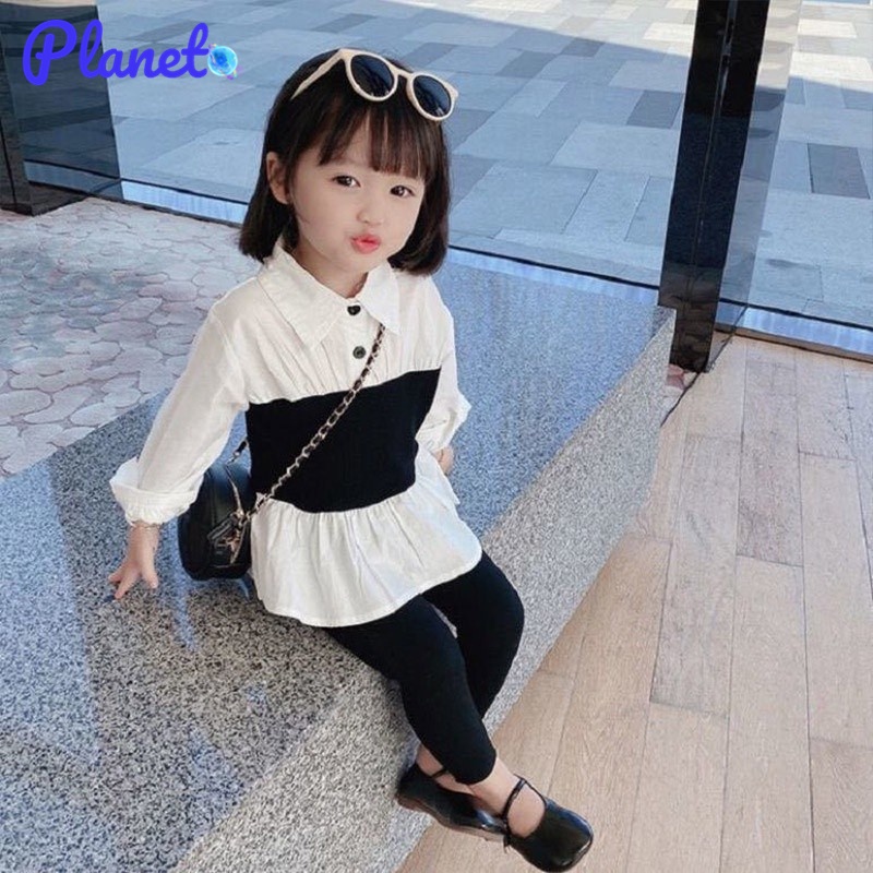 Planet Áo Sơ Mi Dài Tay Thời Trang Theo Phong Cách Hàn Quốc Dành Cho Nữ