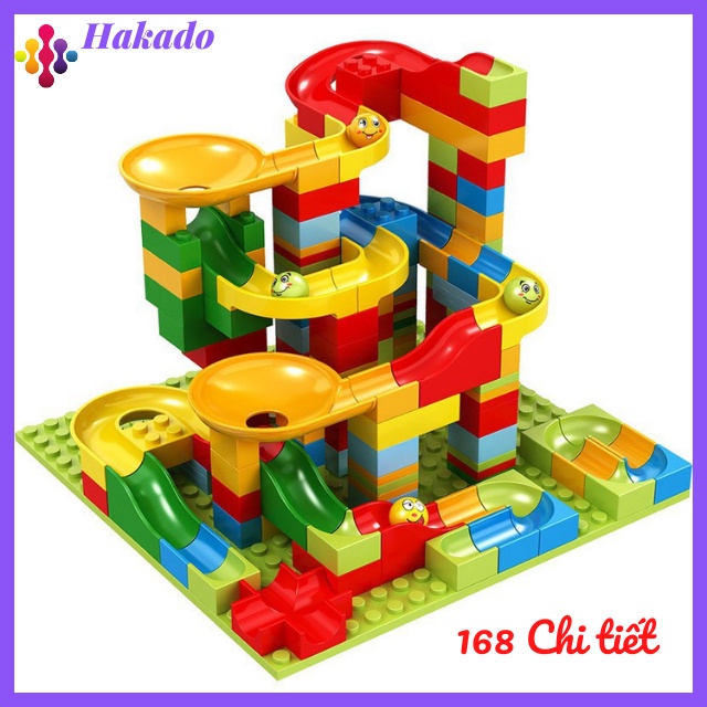 Xả kho mã le go 168 chi tiết thả bi không có vỏ hộp cho bé 6+
