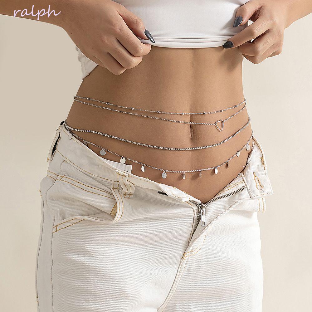 Dây Xích Đeo Hông Phối Tua Rua Đơn Giản Dễ Phối Đồ