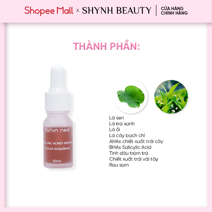 Serum Peel da BHAs/ AHAs Shin Nee 10ml