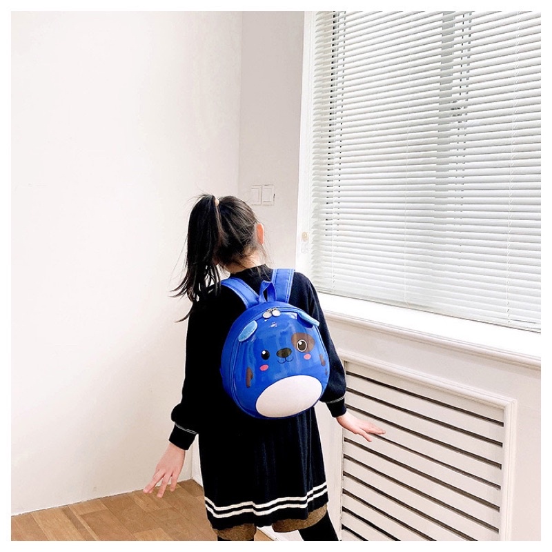 Balo đi học, cặp sách hình quả trứng cho bé trai bé gái mầm non hình thú ngộ nghĩnh