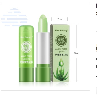 Son Dưỡng Môi Đổi Màu Chiết Xuất Lô Hội Dưỡng Ẩm Lâu Trôi Kiss beauty TSLM1