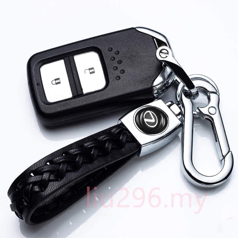 Móc Khóa Da Cừu Phối Hợp Kim In Logo Mercedes-Benz Thời Trang