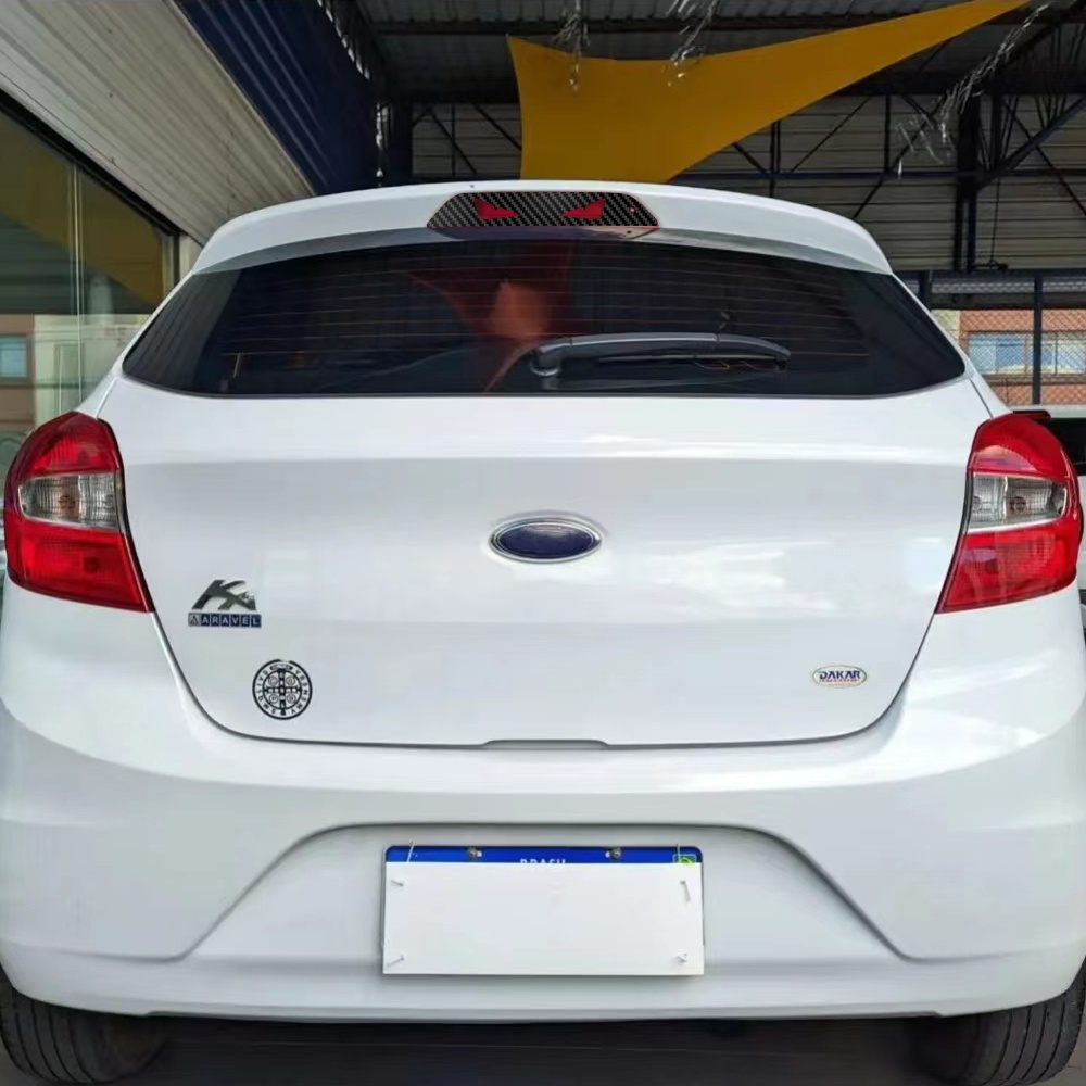 Miếng Dán Đèn Phanh Xe Hơi Bằng Sợi Carbon Cho Ford Ka 2014 2015 2016 2017 2018 2019