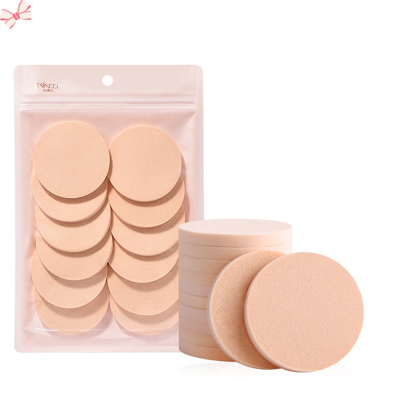 BEAUTY BLENDER Set 12 Mút Trang Điểm Hình Tròn Chuyên Dụng