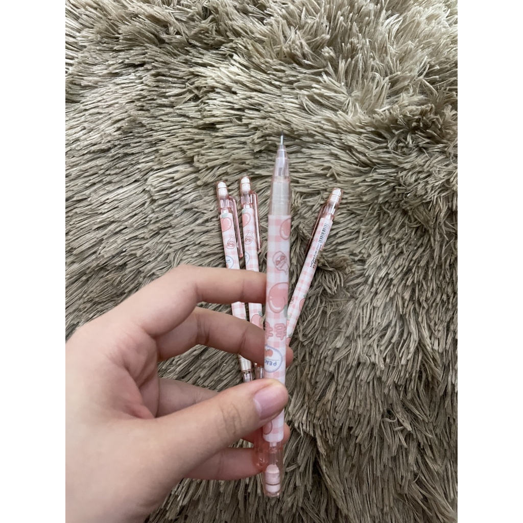 Bút chì kim quả đào cute dễ thương