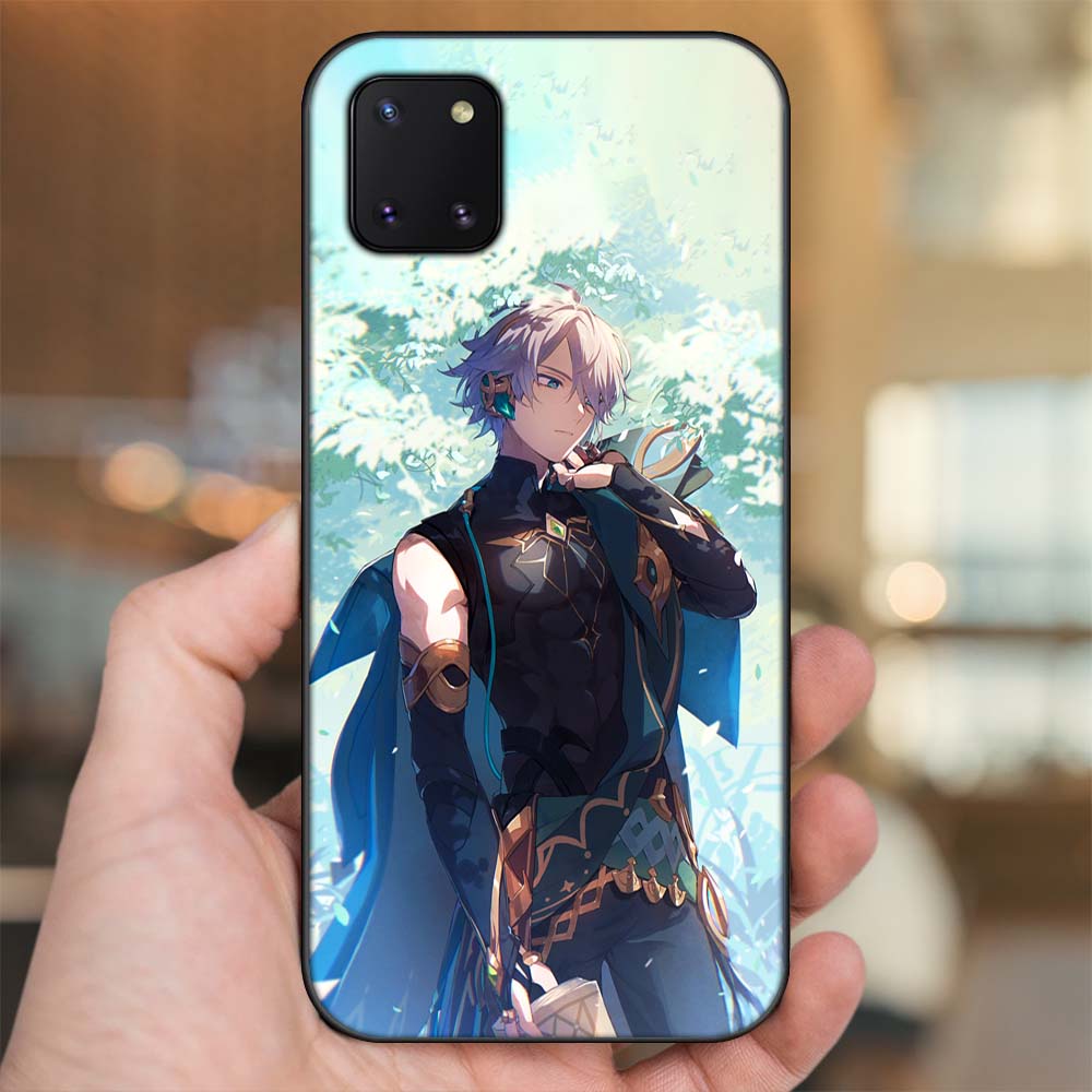 Ốp lưng Samsung Note 10 Lite viền đen in hình Alhaitham Genshin Impact