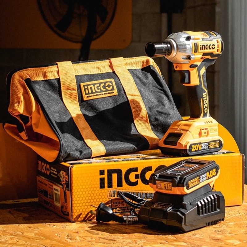 INGCO Máy siết buloong dùng pin 20V CIWLI2001