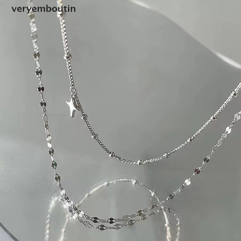Vòng cổ Hai Lớp Mặt Thánh Giá Phong Cách Boho Thời Trang Dành Cho Nữ