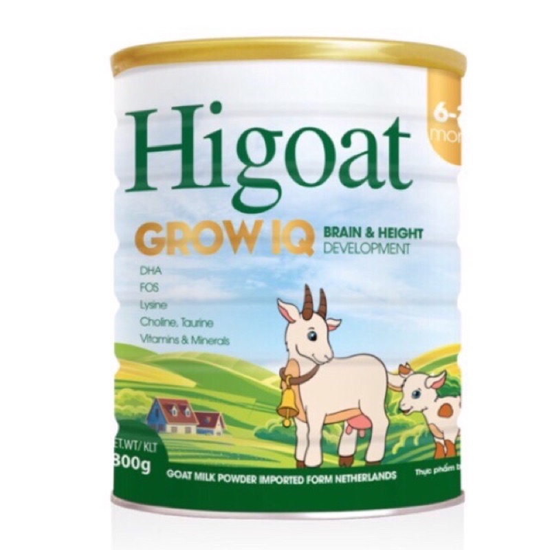 Sữa dê Higoat Grow IQ loại 800gam