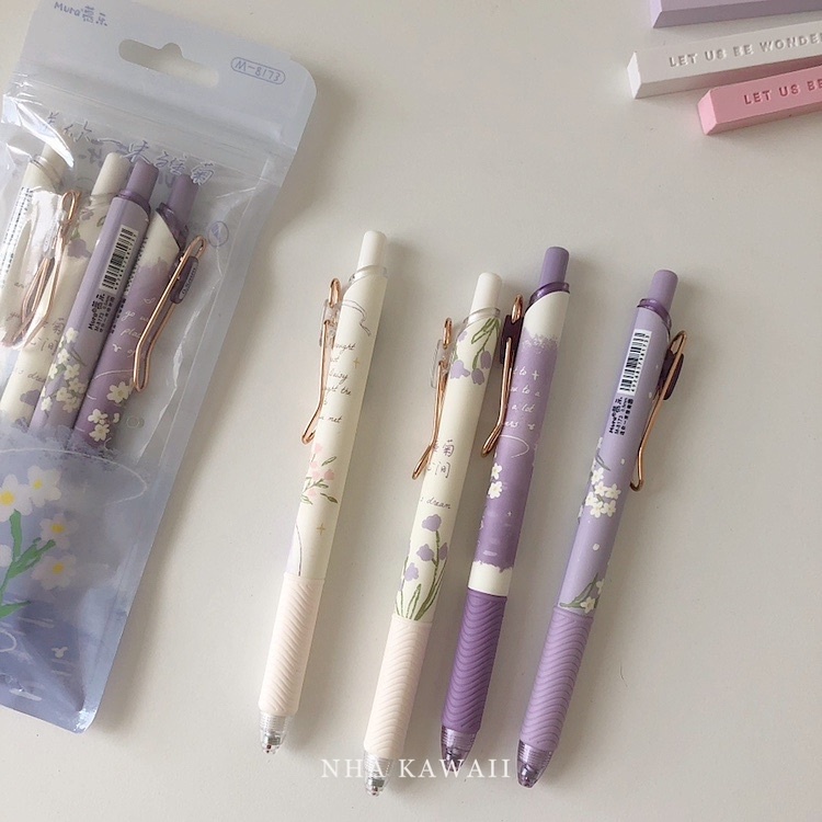 Bút gel bấm Mura Daisy cực xinh