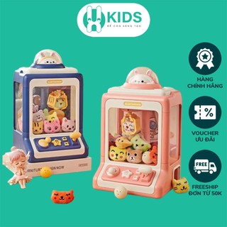 Máy gắp thú bông cỡ lớn phiên bản chú thỏ mới X KIDS có hiệu ứng đếm thời gian, âm thanh sẵn nhiều đồ gắp cho bé