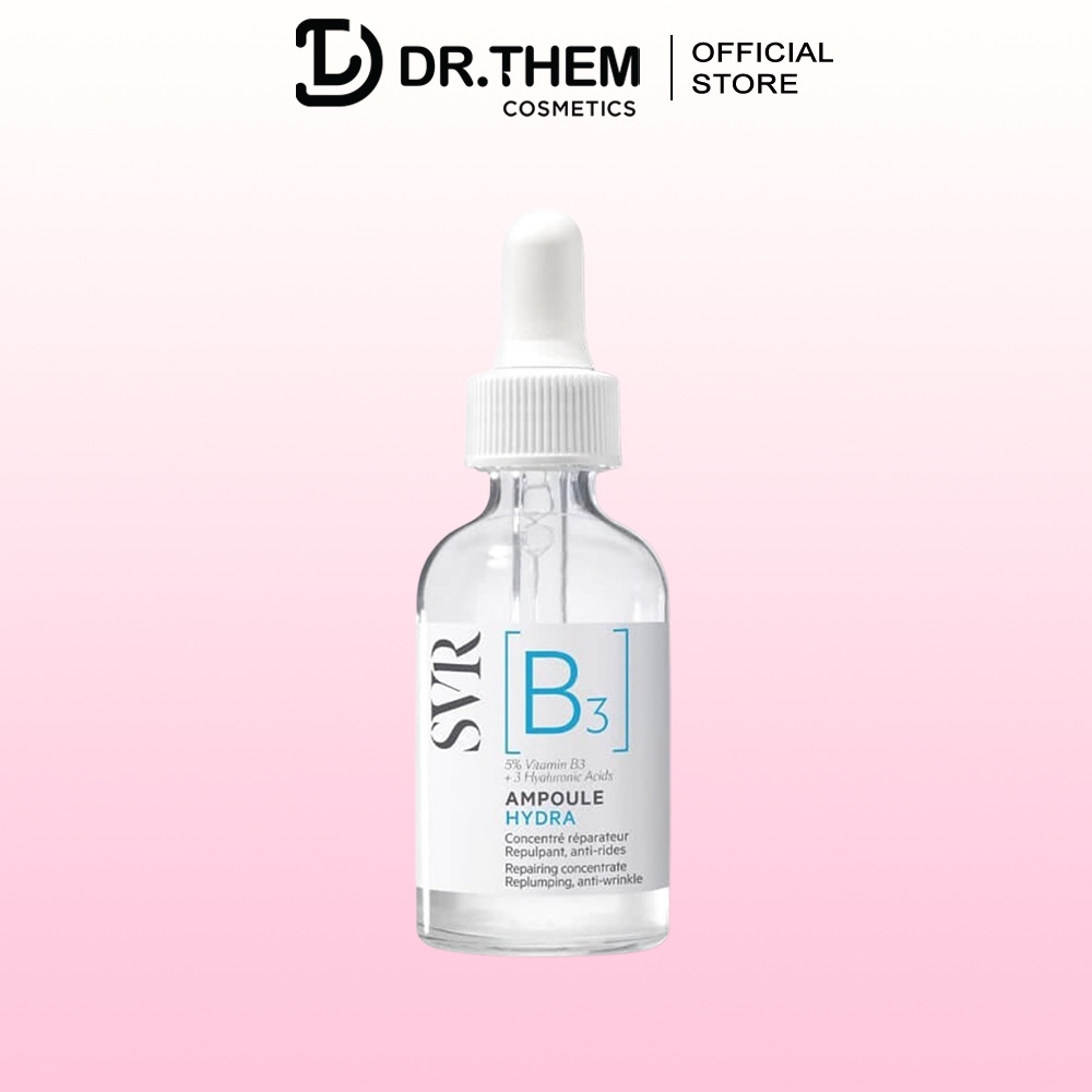 SVR Serum B3  Ampoule Hydra 30ml - Tinh Chất Dưỡng Ẩm, Chống Nhăn Cho Da Nhạy Cảm