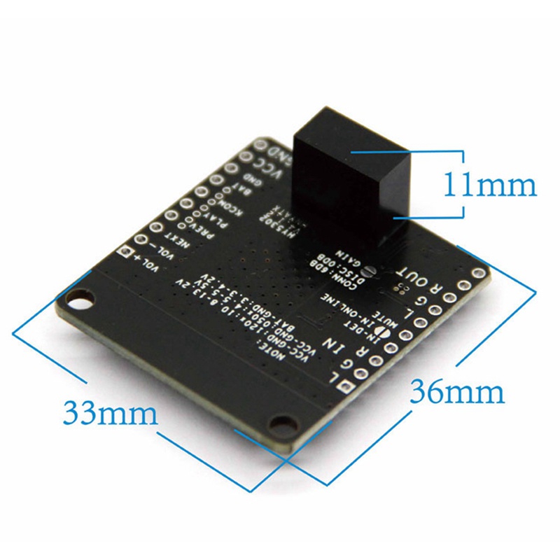 Bảng Mạch Nhận Tín Hiệu Âm Thanh Bluetooth 5.0 QCC3031 APTXHD Chuyên Dụng Cho Xe Hơi